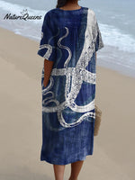 Women's OctopusArt PrintCasual Dress
