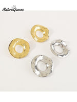 Retro Large Circle Earrings