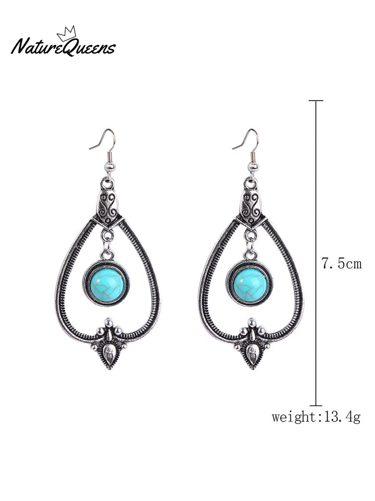 Boho Vintage Earrings 5 / Onesize