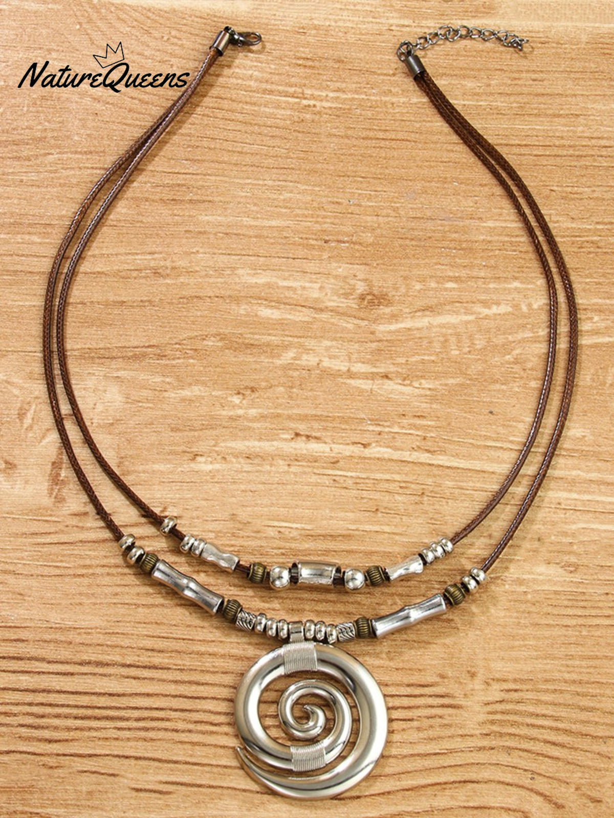 Swirl Totem Vintage Bohemian Necklace