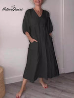 Women's Pocket Cotton Dress