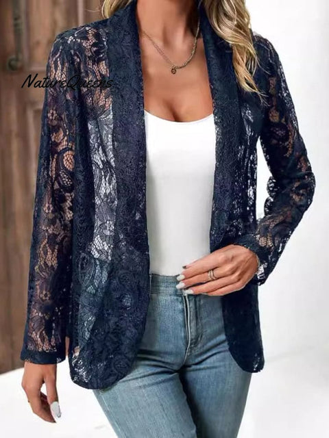 Women's Spring and Summer Lace Suit Jacket