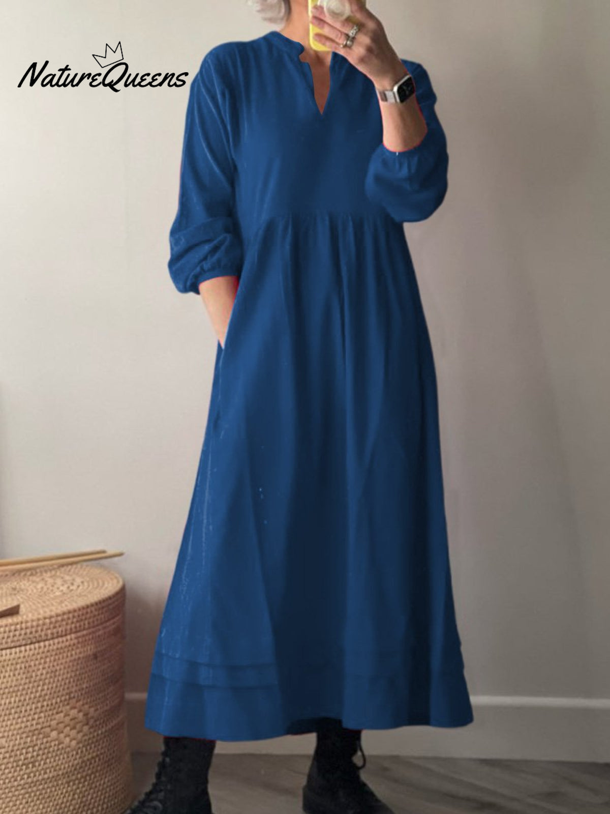 Women's Pocket Cotton Dress