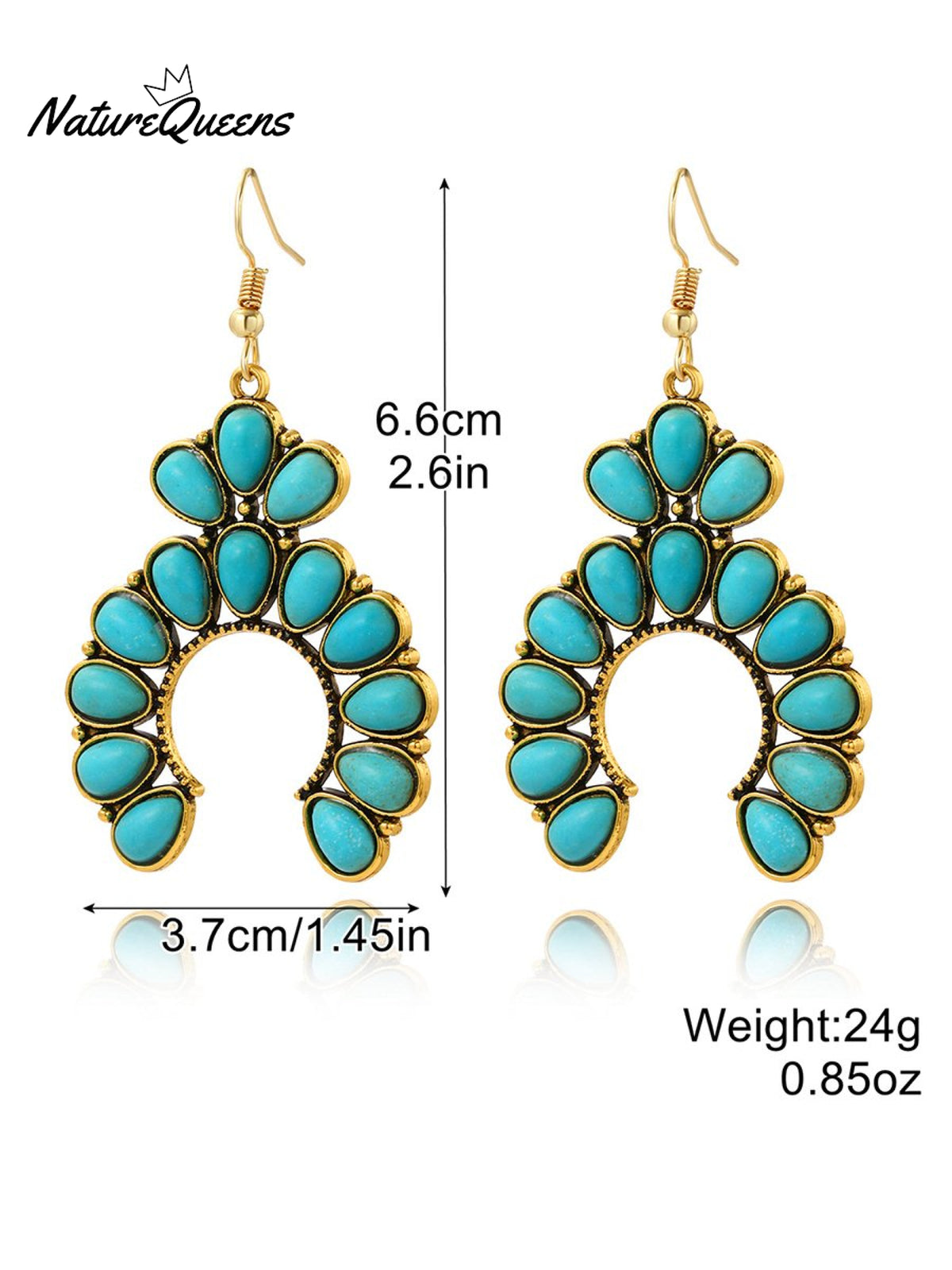 Boho Vintage Earrings 13 / Onesize