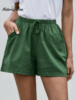Women's Linen Casual Summer Shorts