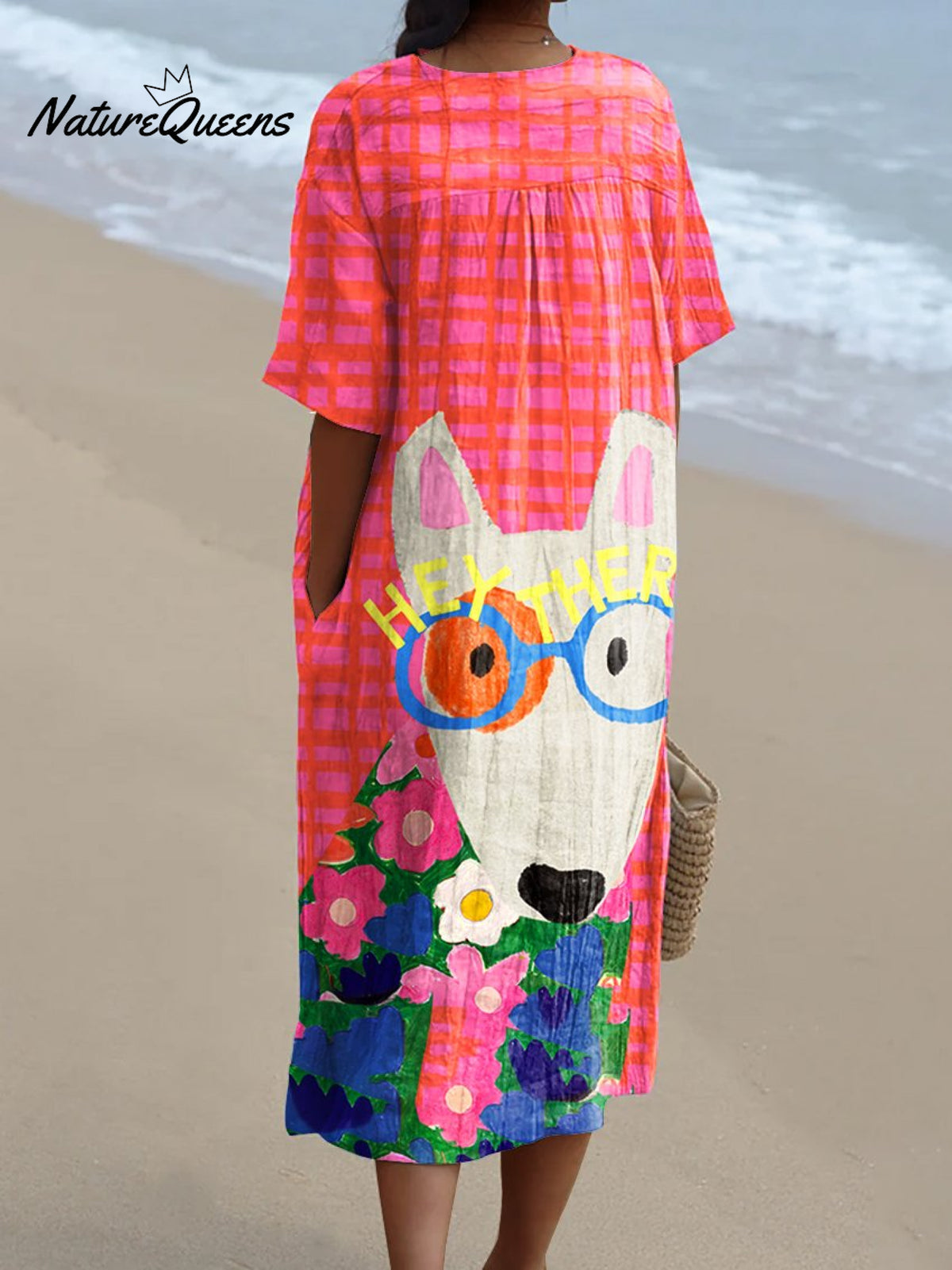 Women'sDogArt PrintCasual Dress