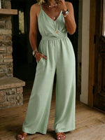 Casual And Cozy Minimalist Linen Two-piece Set