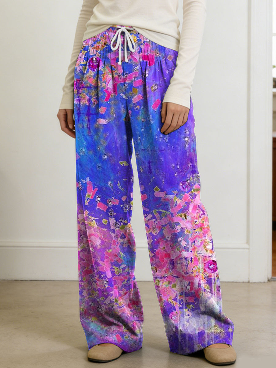 Women's Flowers Floral Patterns Art Print Casual Pants