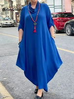 Women's Cozy Loose Long-sleeved Dress