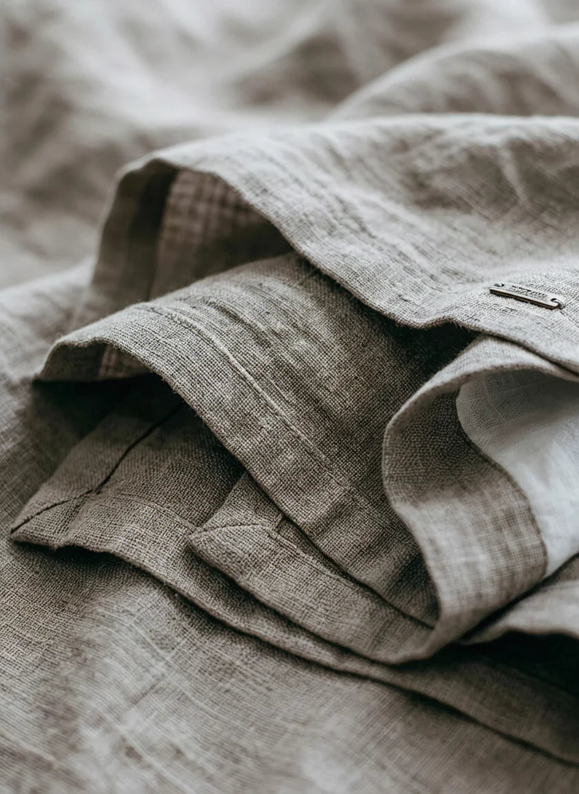 Classic Casual Linen And Cotton Shirt