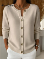 Cozy Casual Button-up Cardigan Sweater