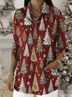 Winter Secrets Christmas Cowl Collar Knit Sweater