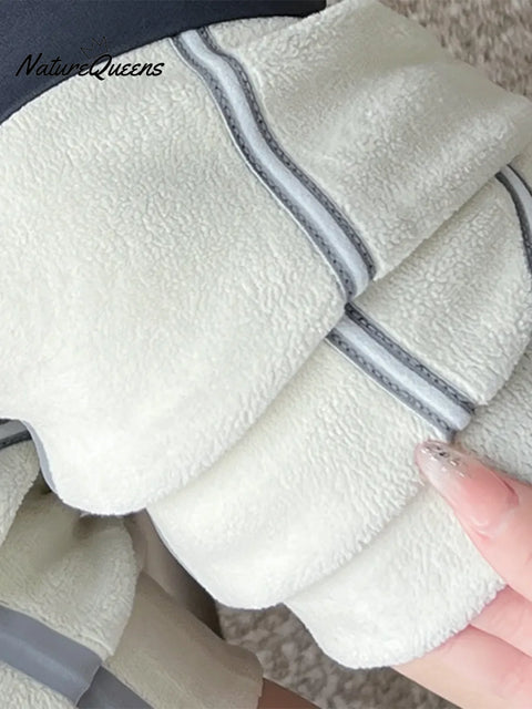 Women's High-waisted Fleece Tummy Control Leggings