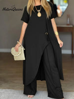 Cozy Soft Button-down Top And Pants Two-piece Set