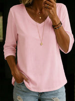 Cozy Casual Half-sleeve 100% Cotton T-shirt