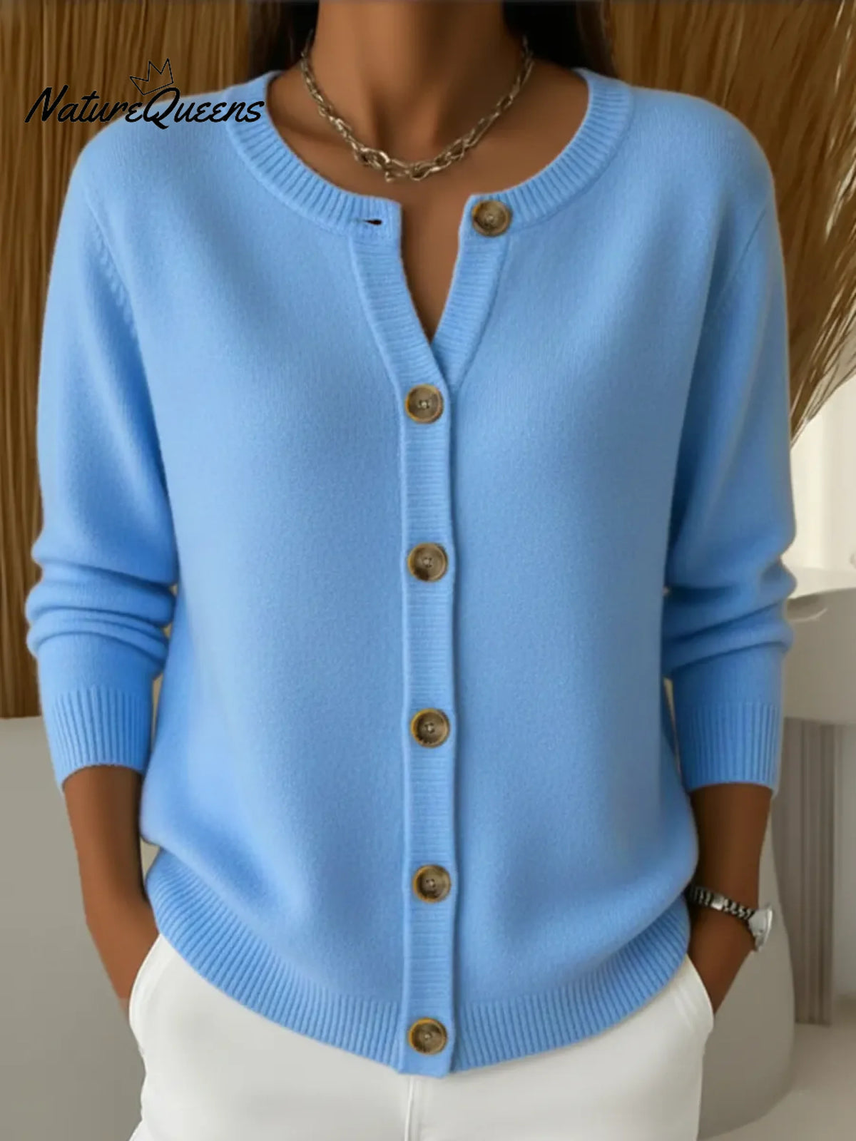 Cozy Casual Button-up Cardigan Sweater