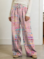 Women's Geometry Color Splicing Gradient Art Print Casual Pants