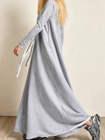 Cotton Maxi Dress With Side Pockets
