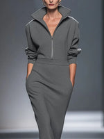 Women's Casual Loose Cozy Trendy Art Cotton Dress