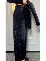 Casual Elastic-waist Jeans