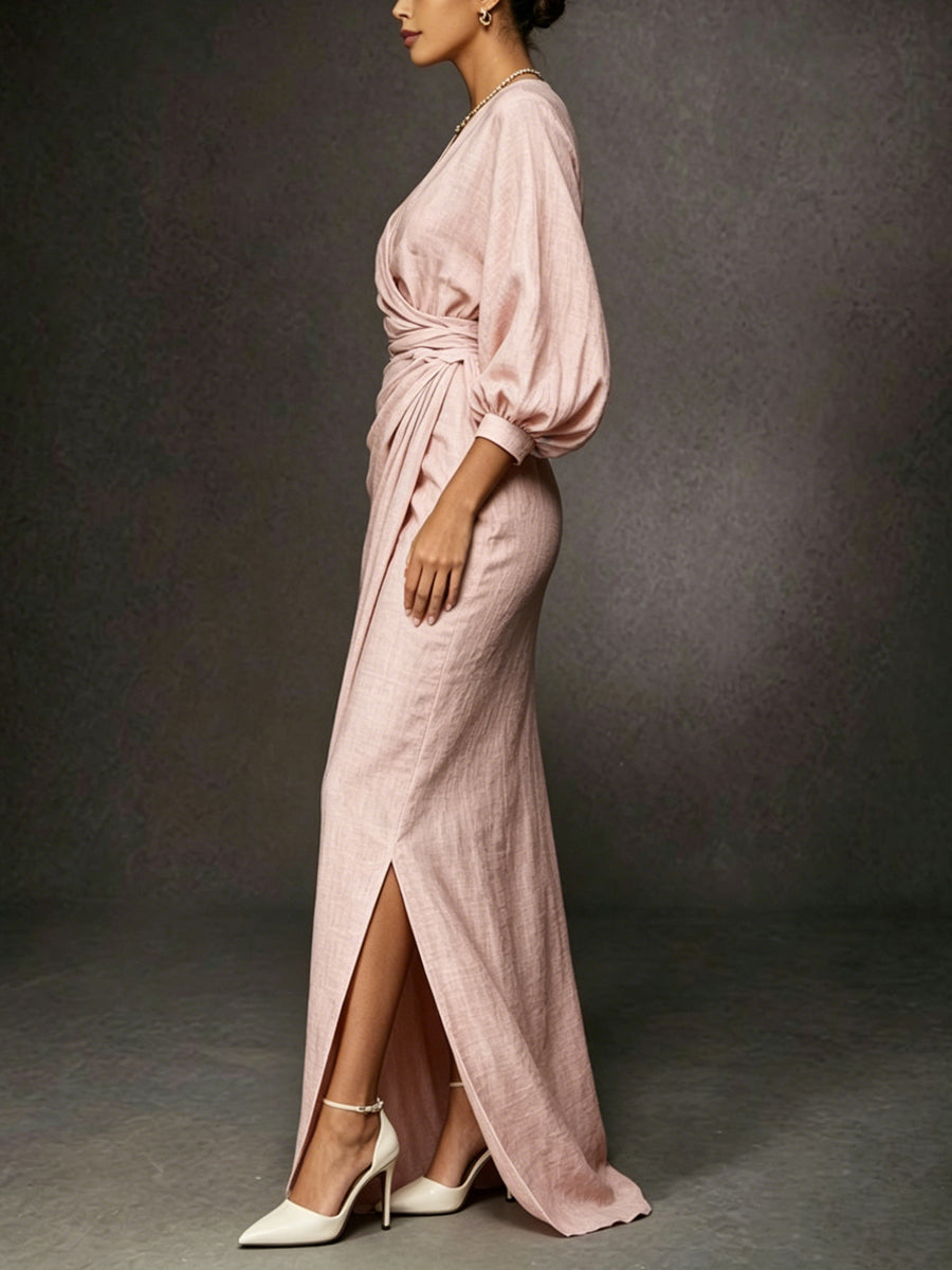 Women's Elegant V-neck Dress