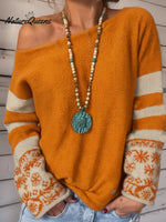 Casual Off-the-shoulder Sweater