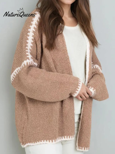 Women's Loose Casual Knitted Sweater Cardigan
