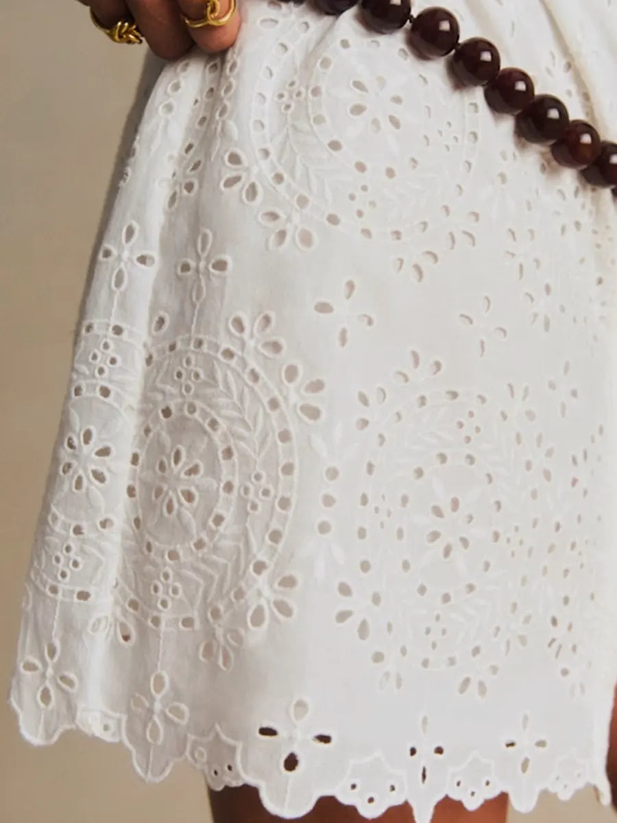 Women's Elegant Floral Short Dress