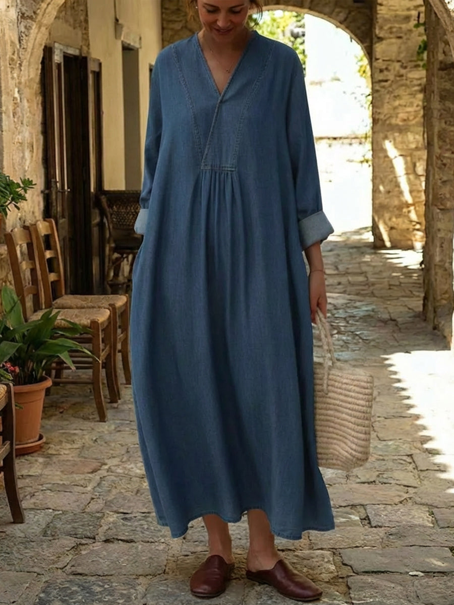 Women's Casual Denim Cotton Dress