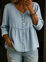 Casual And Cozy Denim Shirt