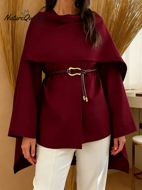 Women's Solid Color Cardigan Collar Long-sleeved Casual Loose Woolen Top