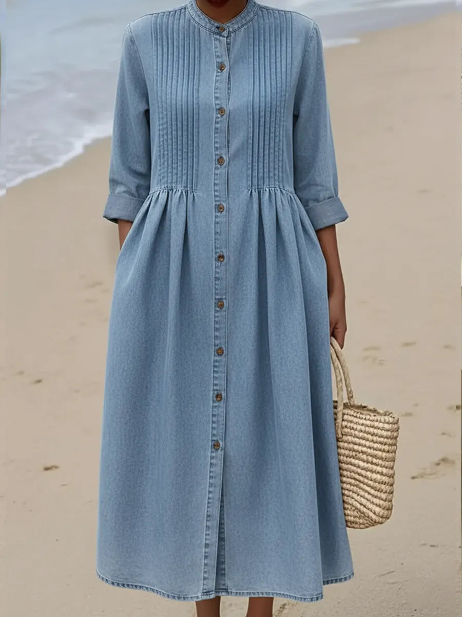 Women's Casual Denim Cotton Dress