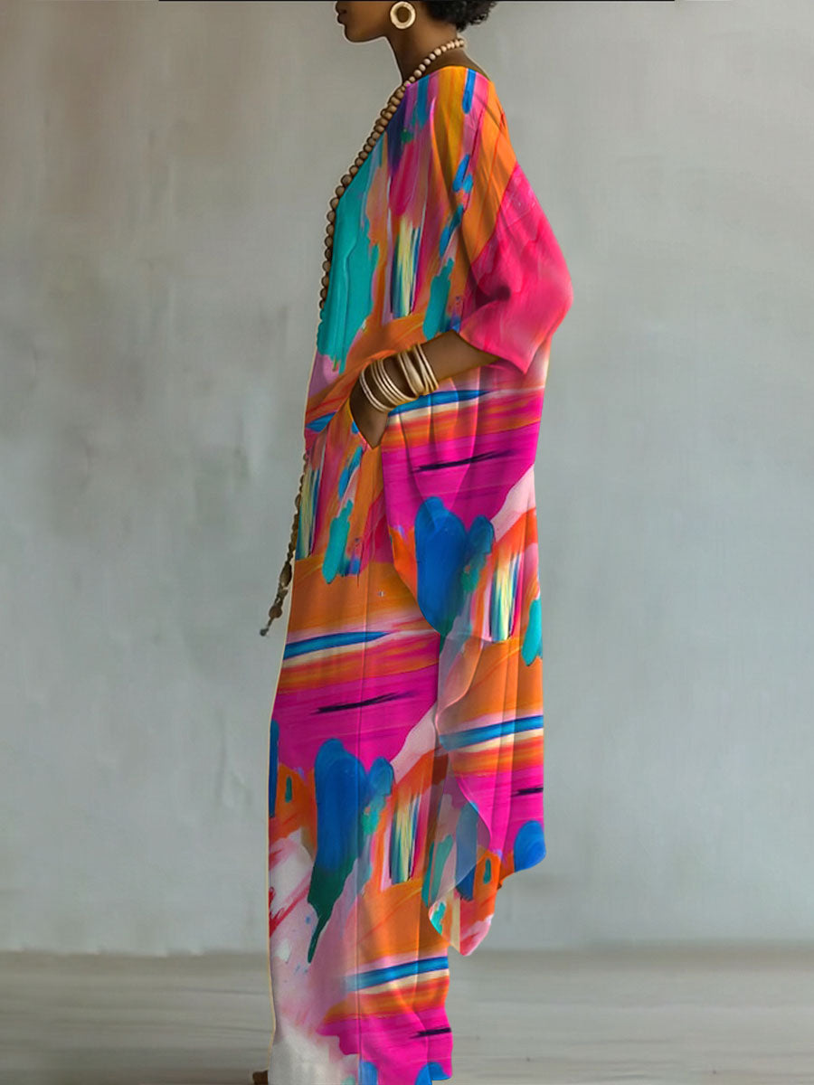 Elegant ArtisticPrint Two-piece Set