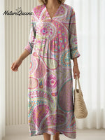Women's Paisley Pattern Print Dress