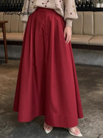 Women's Solid Color Cotton Skirt