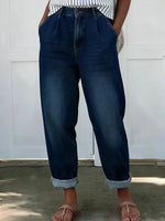 Women's Casual Cotton Denim Pants