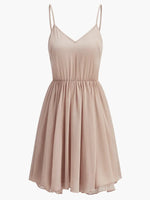 Semi-Sheer Ruffle Dress With Outer Cape Two-piece Set
