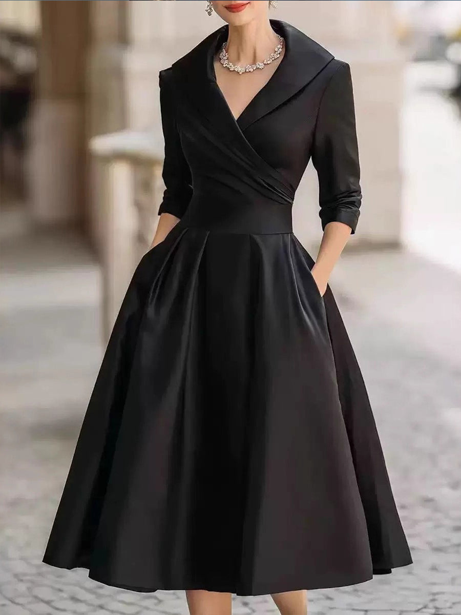 Women's Vintage Elegant Slim-fit Dress