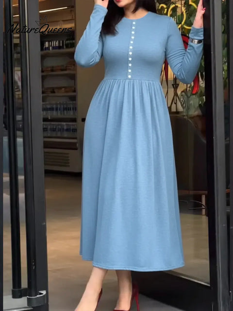 Women's Slim-fit Knitted Sweater Dress