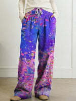 Women's Flowers Floral Patterns Art Print Casual Pants