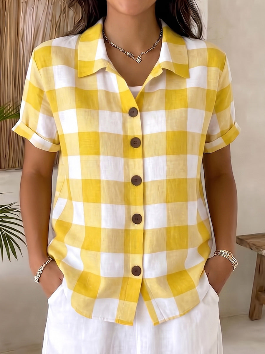 Casual & Cozy Plaid Cotton Shirt