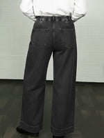 Casual Elastic-waist Jeans