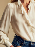 Women's Vintage Ruffled Shirt