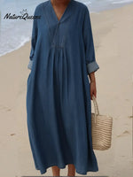 Women's Casual Denim Cotton Dress