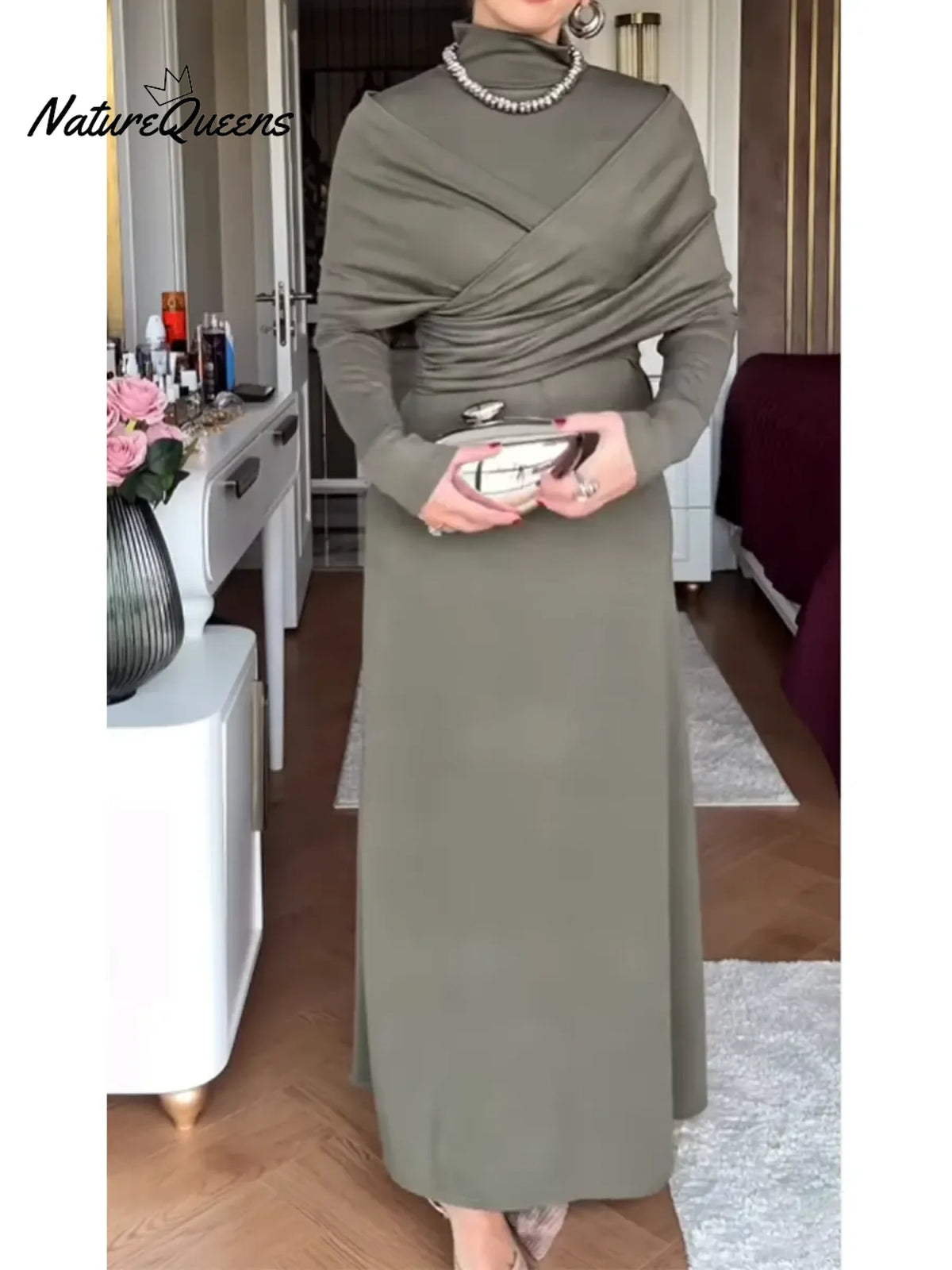 Women's Two-piece Slim-fit Cotton Dress