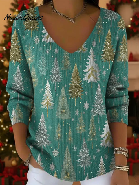 Tiffany Blue Dream Christmas Sweater Top