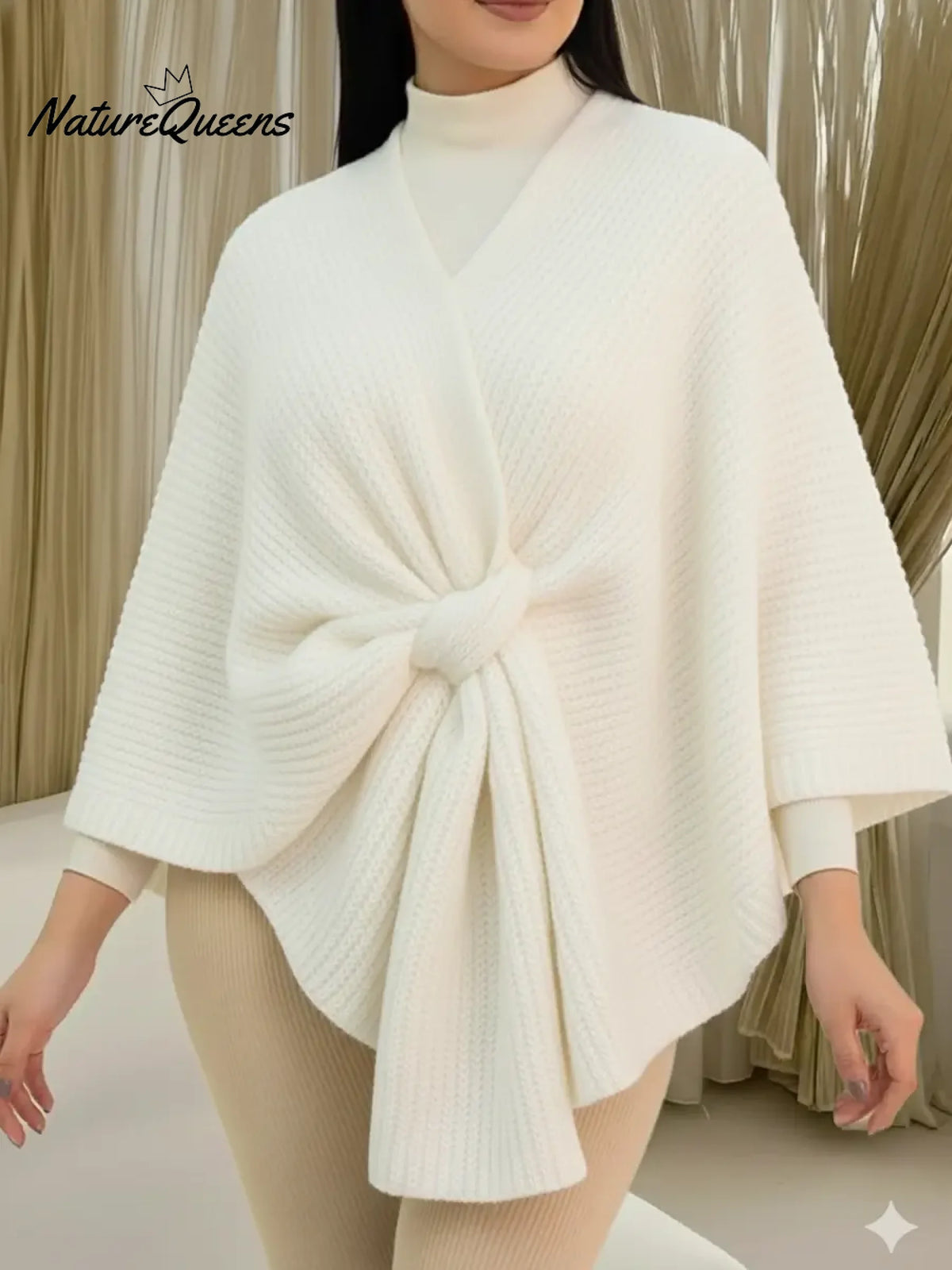 Women's Comfortable Knitted Shawl Cape