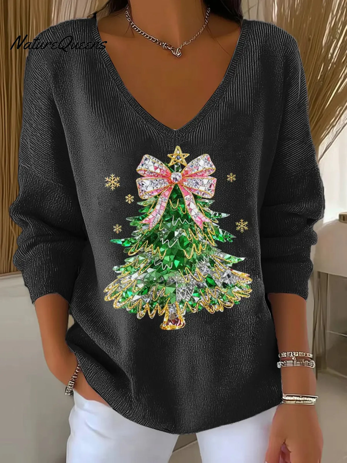 Women's Christmas Casual Pullover Sweater