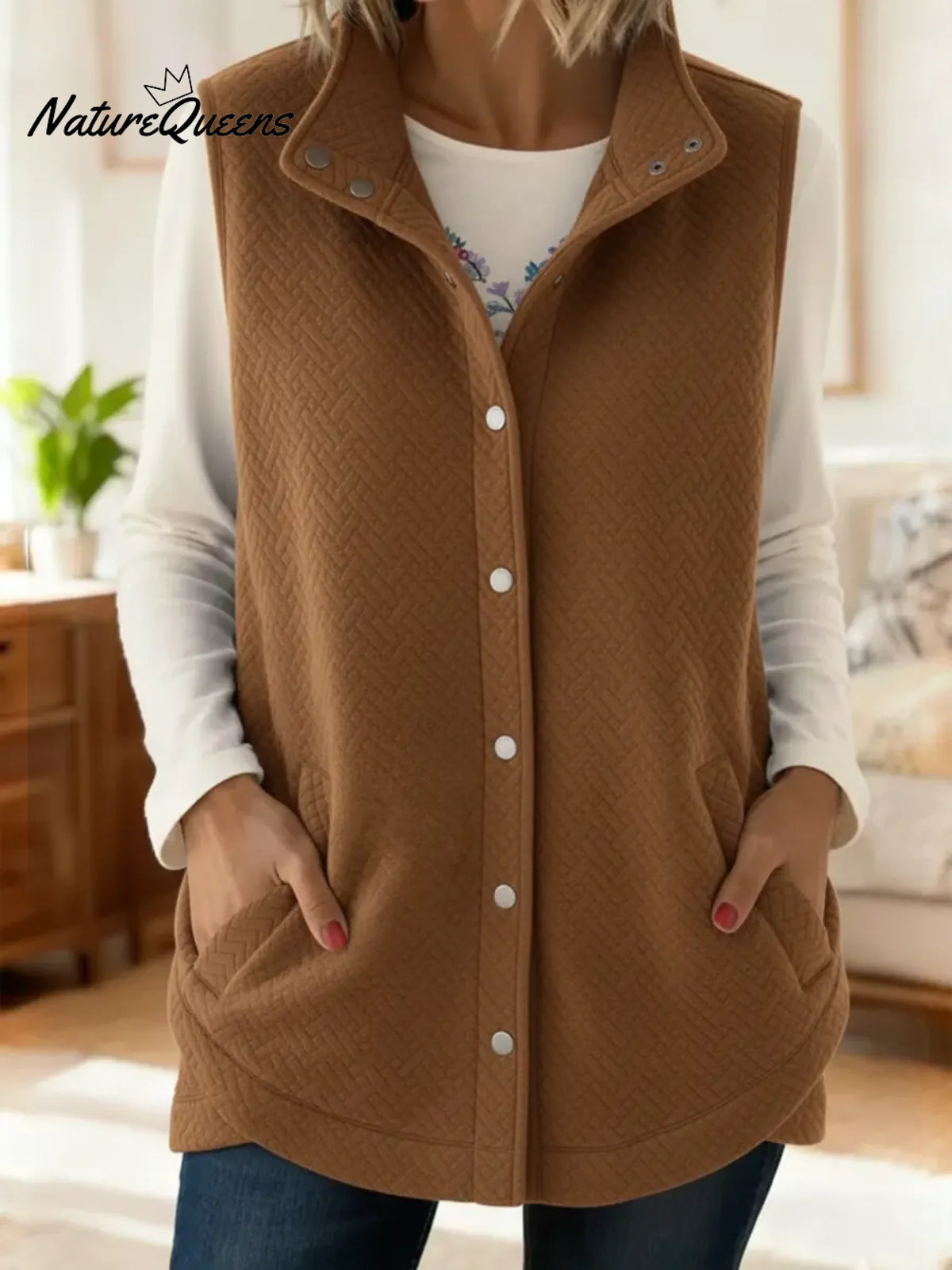Women's Casual And Cozy Cotton Vest