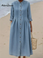 Women's Casual Denim Cotton Dress